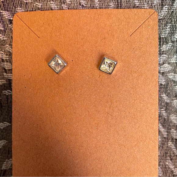 Jewelry - Vintage 90s Square Stud Earrings